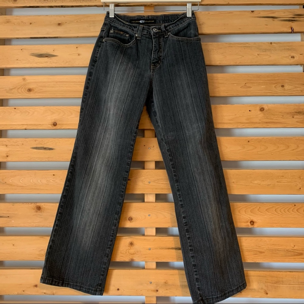 Point Zero Straight Leg Jeans Mid Rise